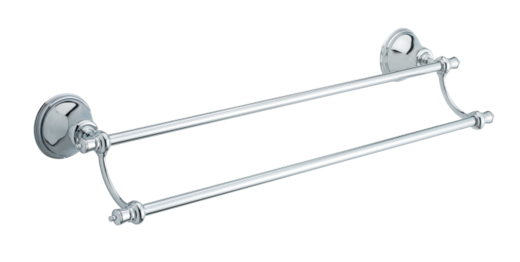 Damixa Tradition kaksoispyyhetanko kromi